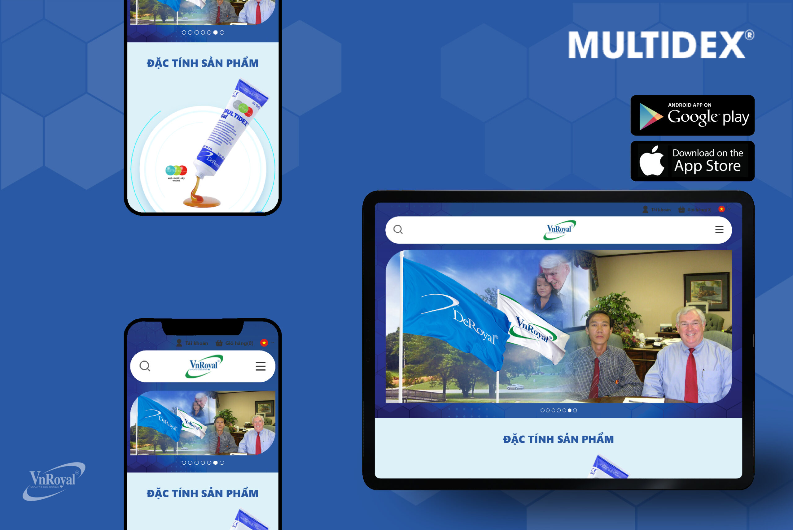 multidex của VnRoyal thiết kế website tại Cánh Cam