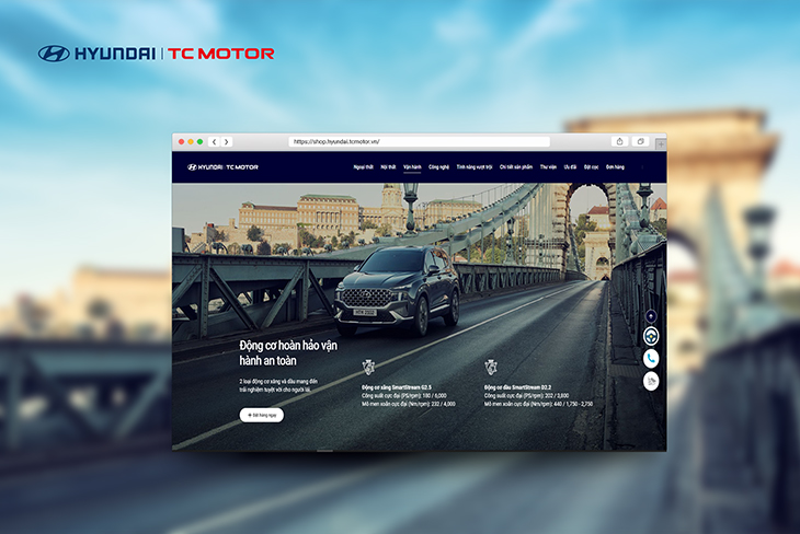 SantaFe - Thiết kế website tại Cánh Cam ảnh 3