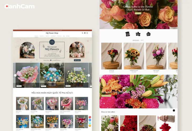 cách Thiết kế website bán hoa tươi chuyên nghiệp và thu hút khách